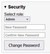 Maintenance security screenshot