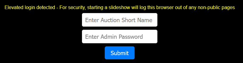 Slideshow getting started screenshot